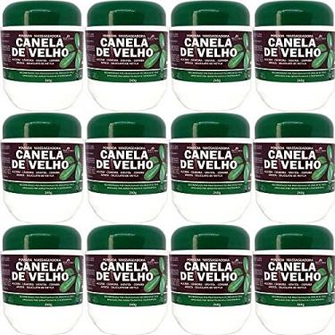 Imagem de Revenda 12 Pomada Massageadora Canela de Velho Pote 240g Com Arnica, Cânfora