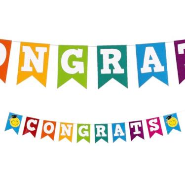 Imagem de Faixa de galhardete de cartolina pronta para pendurar