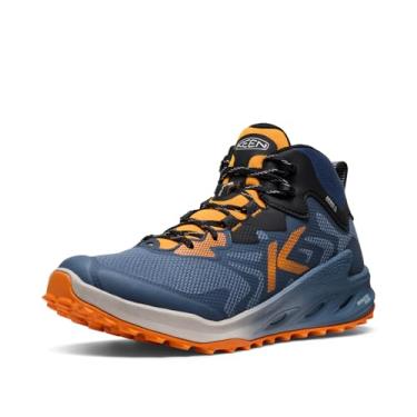 Imagem de KEEN Bota masculina Zionic Nxt de altura média impermeável para caminhada, Naval Academy/Bright Marigold, 42