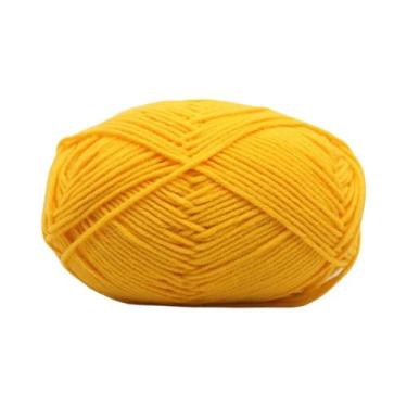 Imagem de Fio De Lã Macia De Algodão 50g Para Crochê E Tricô, Anti-Pilling, Para