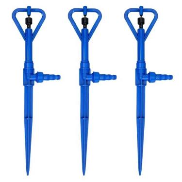 Imagem de Kit 3 Aspersor P4 com Haste Irrigação Hortas Jardim Estufas - Agrojet
