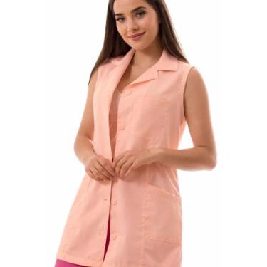 Imagem de Jaleco Feminino Regata Oxford Luxo Nude Normandia - gardenia jalecos, 