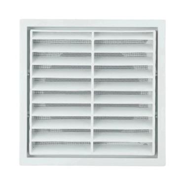 Imagem de Grelha De Ventilação Em Material PP Durável Para Aberturas Em Paredes 