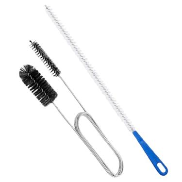 Imagem de Escova de limpeza de drenagem | Kit de escova de limpeza de tubo de drenagem para pia de cozinha - Removedor de entupimento de mangueira para calha, esgoto, banheiro, chuveiro, banheira, manutenção de