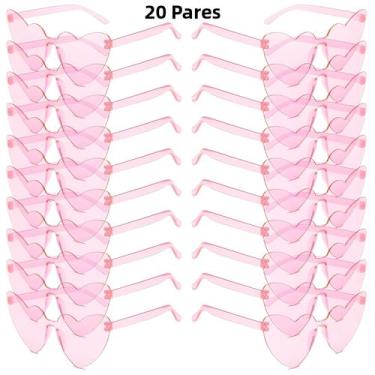 Imagem de Óculos De Sol Femininos Modernos Sem Aro Em Formato De Coração, 16-20 