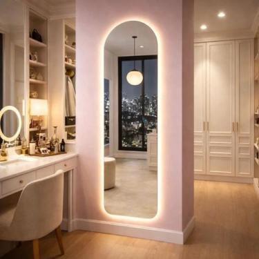 Imagem de Espelho LED 150x40cm Corpo Inteiro Touch 3 Cores Lopazzi