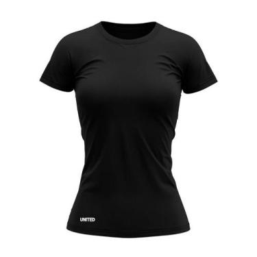 Imagem de Camiseta de compressão térmica feminina United Manga Curta Proteção So