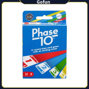 Imagem de Fase 10 do jogo de cartas para 2 a 6 jogadores com 7 anos ou mais