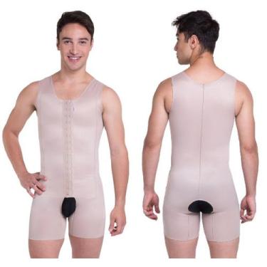 Imagem de Cinta Masculina Pós Cirúrgica Operatório Cirúrgico Ginecomastia Abdomi