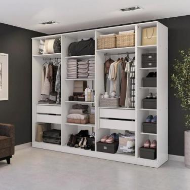 Imagem de Conjunto Closet Kappesberg Adapt Branco 2 Peças 273cm