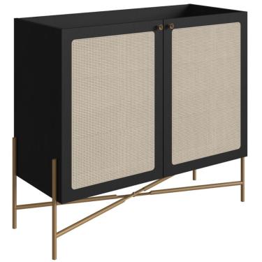 Imagem de Bar Com Pés Metálicos Oslo - Nero