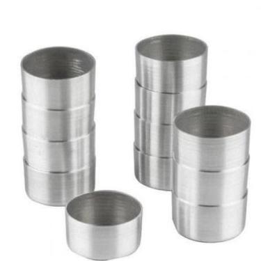 Imagem de Forma Pão de mel N0 Fundo Fixo Alumínio 12 Unidades Envio Imediato - F