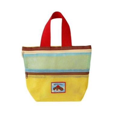 Imagem de Bolsa De Praia De Malha Estilo INS De Verão, Bolsa De Armazenamento De