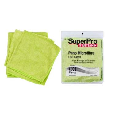 Imagem de Pano De Microfibra 30X32 pacote com 3 Panos SP9321 - Superpro
