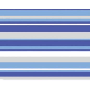 Imagem de Papel Presente Bobina Couché 40CM Listrado Azul MOD345 BO-100MTS - VMP
