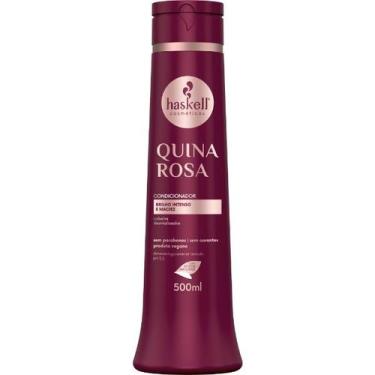 Imagem de Condicionador Quina Rosa 500ml Haskell  Brilho e Vitalidade para Cabel