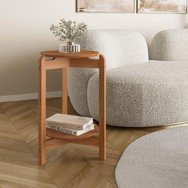 Imagem de Mesa Lateral Lizz Cedro - Casa D Móveis