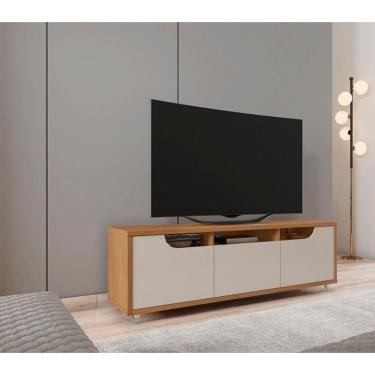 Imagem de Rack Jersey 1.60 Cedro/Off White - Casa D Móveis