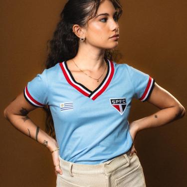 Imagem de Camisa Baby look São Paulo Ídolos Uruguaios Feminina-Feminino
