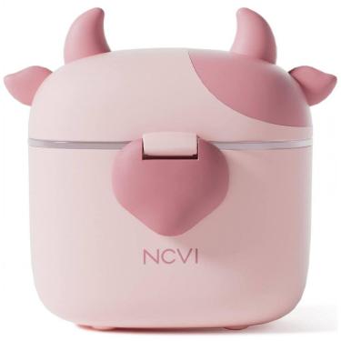 Imagem de Dispenser de Fórmula NCVI Rosa Múltiplos Compartimentos com Colher 230g