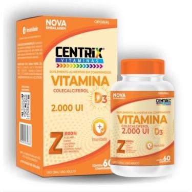 Imagem de Centrix Complex Vitamina D3 2.000UI 60 Comprimidos Imunidade