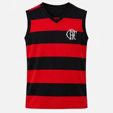 Imagem de Camisa Flamengo Regata Retrô Flatri Bordado - Masculino Tamanho:MCor:V