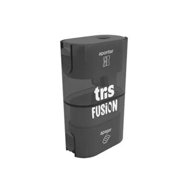 Imagem de Apontador com Depósito e Borracha Tris Fusion com Lâmina de Aço Antiferrugem e Design Ergonômico Preto