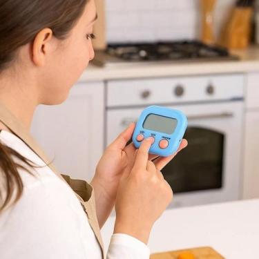 Imagem de Mini Relógio Digital Cozinha Aparelho Cronômetro PrecisãoConfeiteiro A