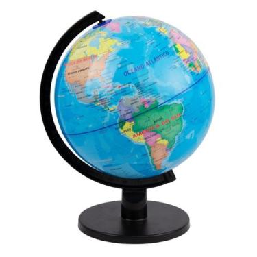 Imagem de Globo Terrestre Giratório Mapa-Mundi Topografia 25 cm - RAV004, 1