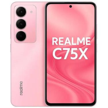 Imagem de Smartphone Realme C75X 256GB 8GB RAM Dual SIM NFC Tela 6.67 Rosa, 256G