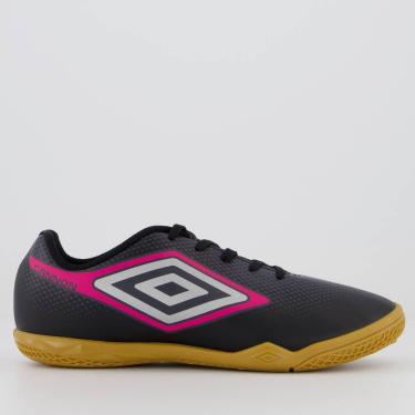 Imagem de Chuteira Umbro Cannon Futsal Juvenil Preta-Unissex