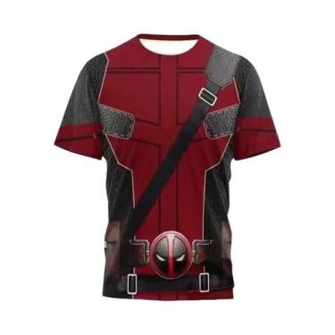 Imagem de Camiseta De Verão Masculina Y2K Deadpool Wolverine 3, Manga Curta, Top