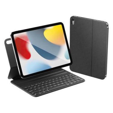 Imagem de Capa de teclado HOU para iPad de 10ª e 11ª geração, 10,9/11 polegadas,