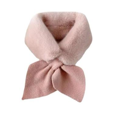 Imagem de Cachecol De Inverno Feminino Em Tricô Macio Com Alças Cruzadas Versáti