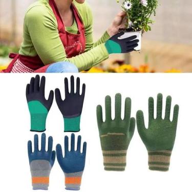Imagem de Luvas De Jardinagem Em Látex Impermeáveis E Antiderrapantes, Luvas Pro