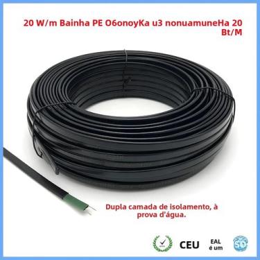 Imagem de Fita De Aquecimento Autorregulável De Baixa Temperatura 20Wm, Derreted