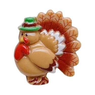 Imagem de Série De Ornamentos De Páscoa Com Coelhinhos, Ovos E Perus Em Estilo C