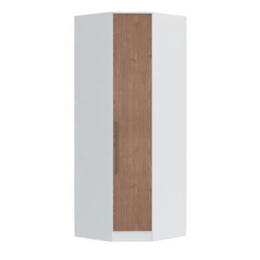 Imagem de Guarda-roupa Canto Oblíquo 1 Porta 100% Mdf Requinte+ - Móveis Castro