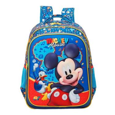 Imagem de Mochila de Costa Escolar 16 Mickey Mouse Marinho Xeryus