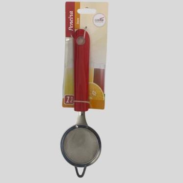 Imagem de Peneira de Inox Com Cabo - Casita, Vermelho