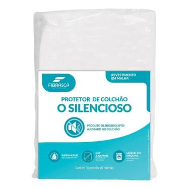Imagem de Protetor de Colchão Impermeável Silencioso Solteirão 96x188 Fibrasca