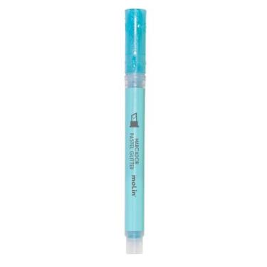 Imagem de Marca Texto Fluorescente Glitter-Cores-Molin, Azul
