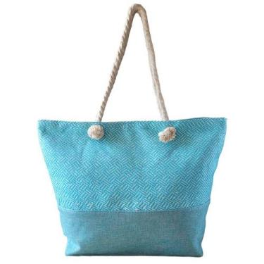 Imagem de Bolsa Sacola Para Praia E Piscina Grande Feminina - HWJ, Azul claro