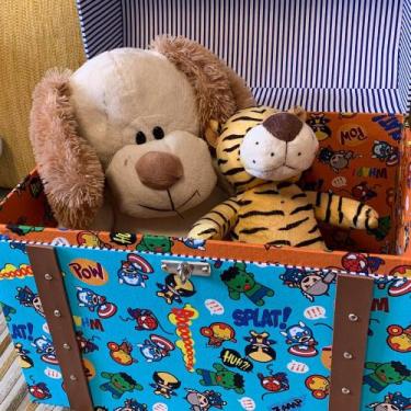 Imagem de Baú para brinquedos - Produto artesanal