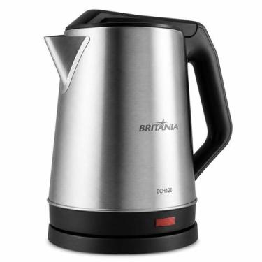 Imagem de Chaleira eletrica Britania BCH12i 1.9l 220v Cor:Inox - Britânia, Inox,