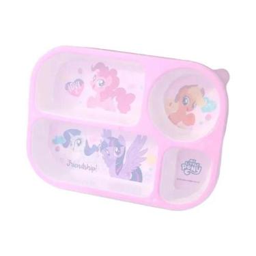 Imagem de Prato De Jantar Infantil My Little Pony Em Material Alimentício, Copo 