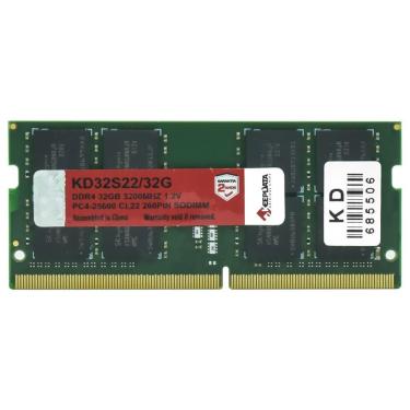 Imagem de Memória RAM para Notebook Keepdata DDR4 32GB 3200MHz com Desempenho Elevado e Durabilidade - KD32S22-32G - 32GB
