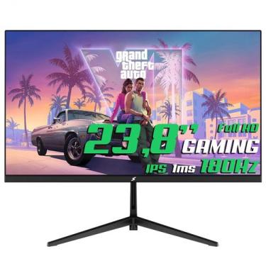 Imagem de Monitor Gamer SuperFrame Precision, 23.8 Pol, Flat, Full HD, IPS, 1ms,