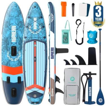 Imagem de Prancha de Stand Up Paddle Niphean 335x84x15cm Capacidade 227kg Azul