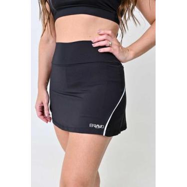 Imagem de Short Saia Bravo Dual Preto com Branco, Preto, Branco, GG